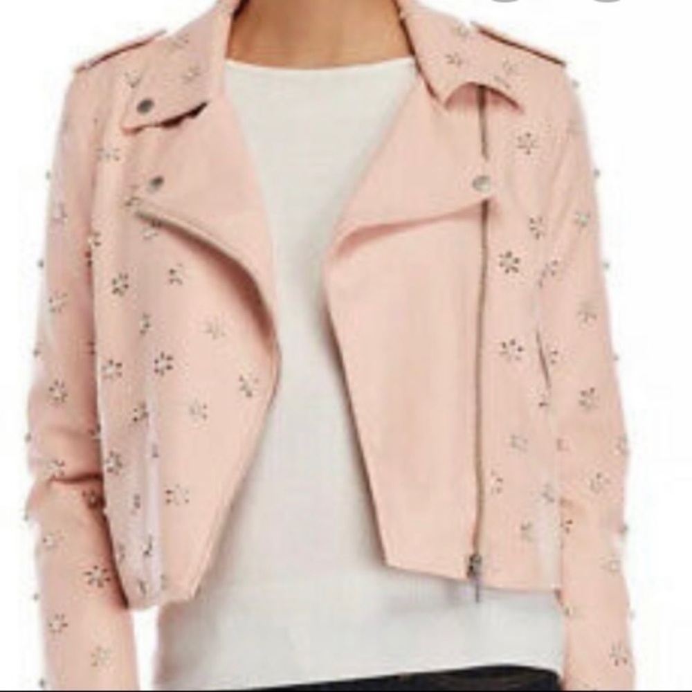 Bagatelle Pink Leather Jacket